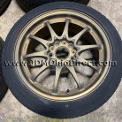 JDM VOLK Racing Bronze CE28N 16 Inch Wheels and Tires 